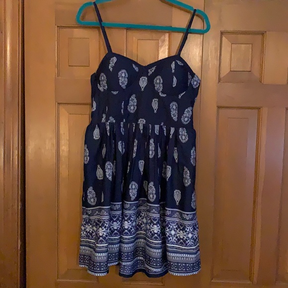 Paisley, bandana, spaghetti strap, summer dress - Picture 1 of 3
